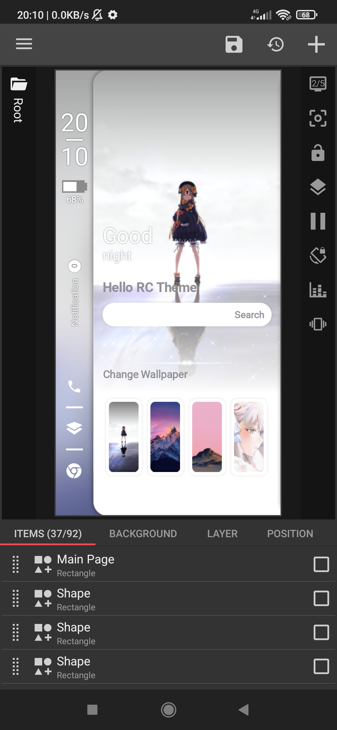 1. Select Theme you have download